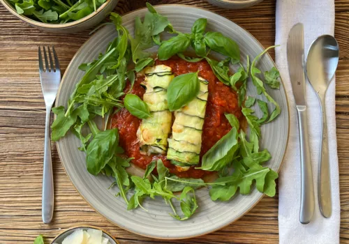 Ricotta Zucchini Rollen