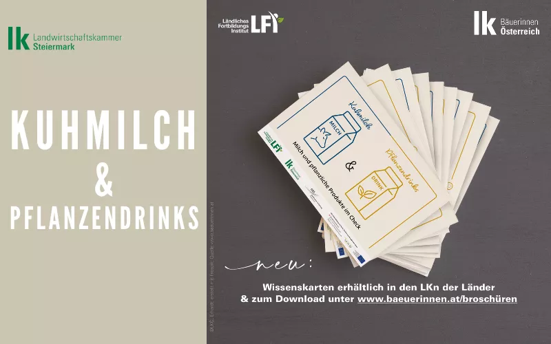 Wissenskarten Milch & Pflanzendrinks